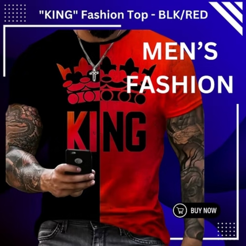 KING Fashion Top - RED
